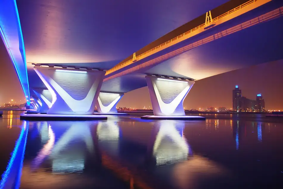 Work, Robert: Ponte Al Garhoud,notte