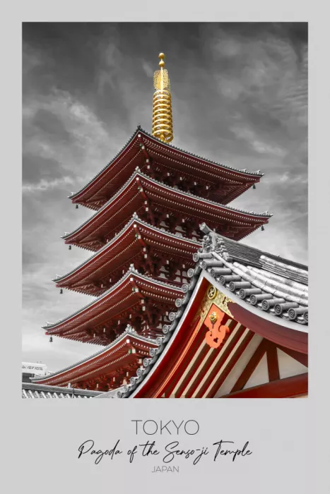 Viola, Melanie: Im Fokus: TOKYO Pagode des Senso-ji-Tempels in Tokio | Farbschlüssel