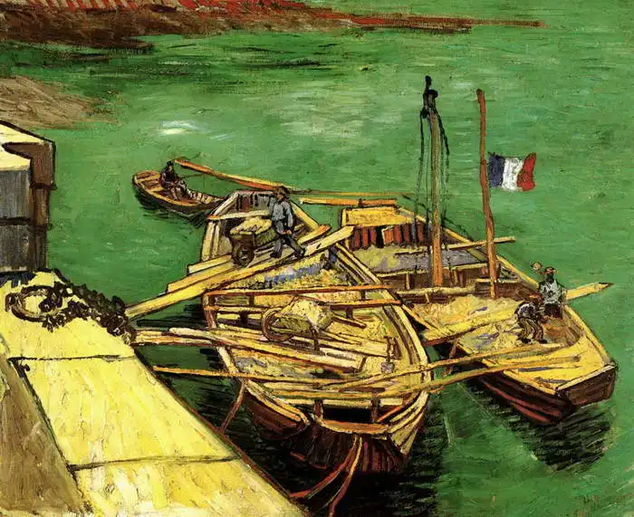 Gogh, Vincent van: Vykládání písku