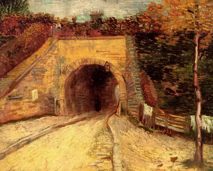 Gogh, Vincent van: Železniční trať s viaduktem