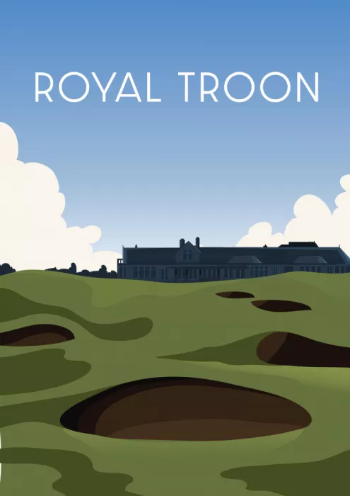 Nicholas: Póster de golf Royal Troon