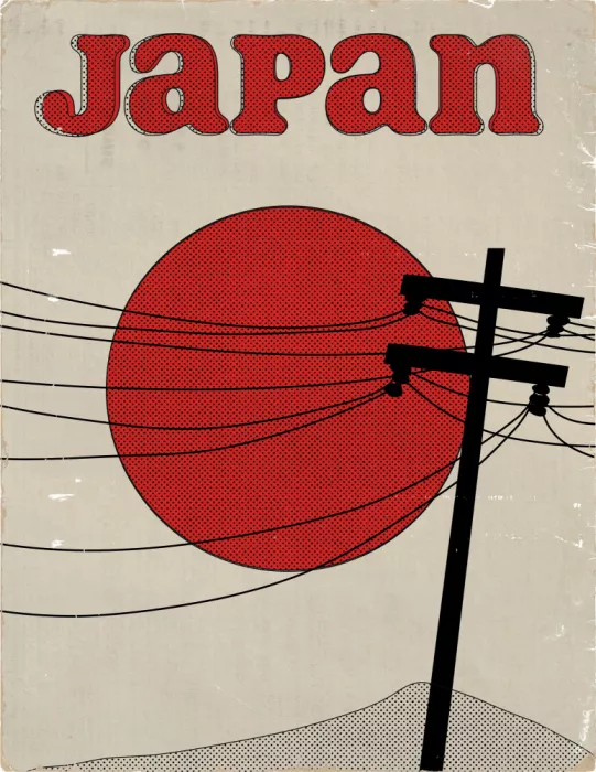 Nicholas: Retro Japan Travel Poster