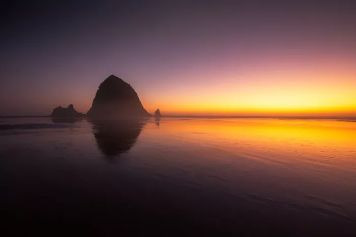 Rong, Herbert: Atardecer neblinoso