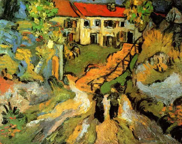 Gogh, Vincent van: Ulice a schody v Auvers