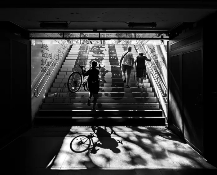 AFIAP, Uhrin Milan: Die Treppe hinauf