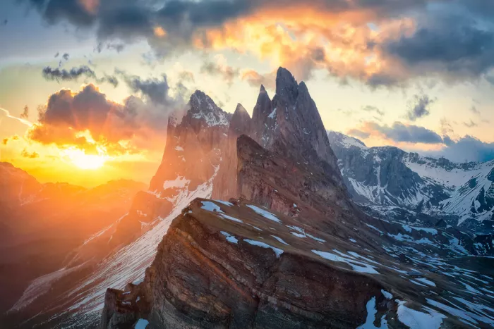 Zheng, Michael: Morgenglorie in Seceda