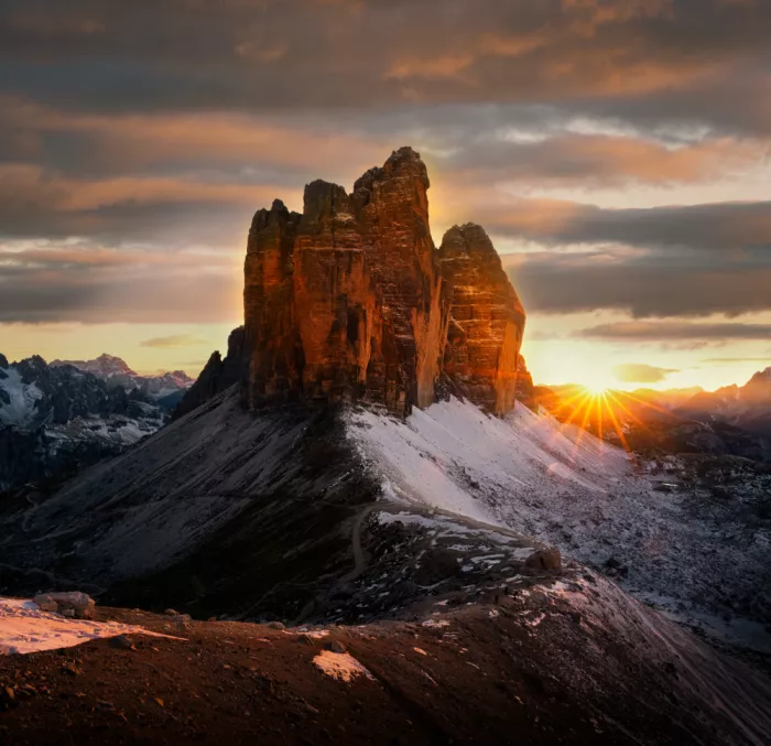 Zhong, John-Mei: Coucher de soleil aux Tre Cime di Lavaredo