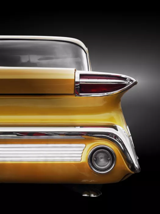 Gube, Beate: Auto classica americana 1960 Super 88 Vista posteriore