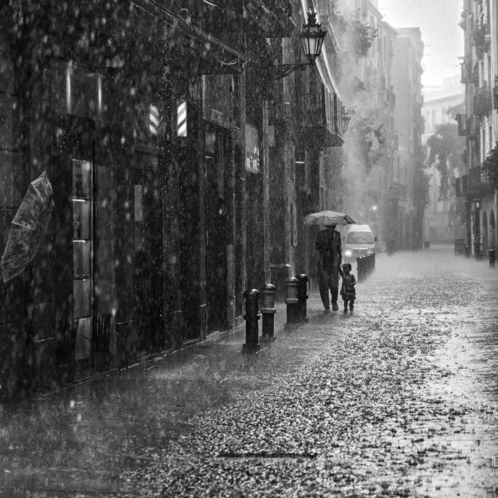 AFIAP, Uhrin Milan: Im Regen spazieren 2