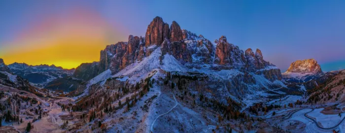 Xiao, Hanping: Sonnenaufgang über Passo Gardena