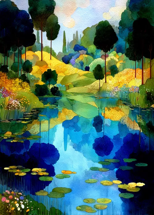Jaszke, Justyna: Flora von Klimt 11