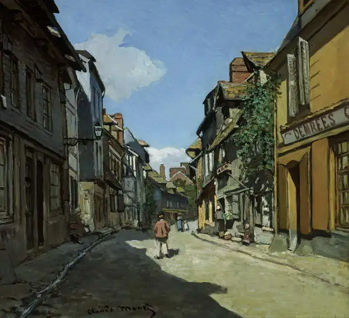 Monet, Claude: Rue de la Bavole, Honfleur