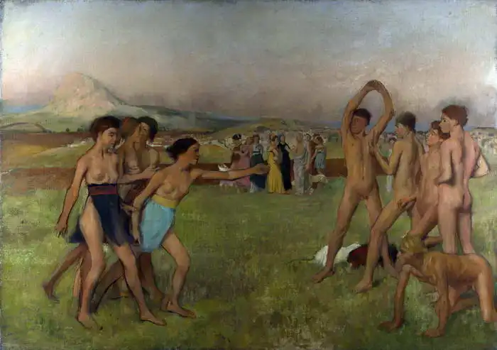 Degas, Edgar: Mladí Sparťané