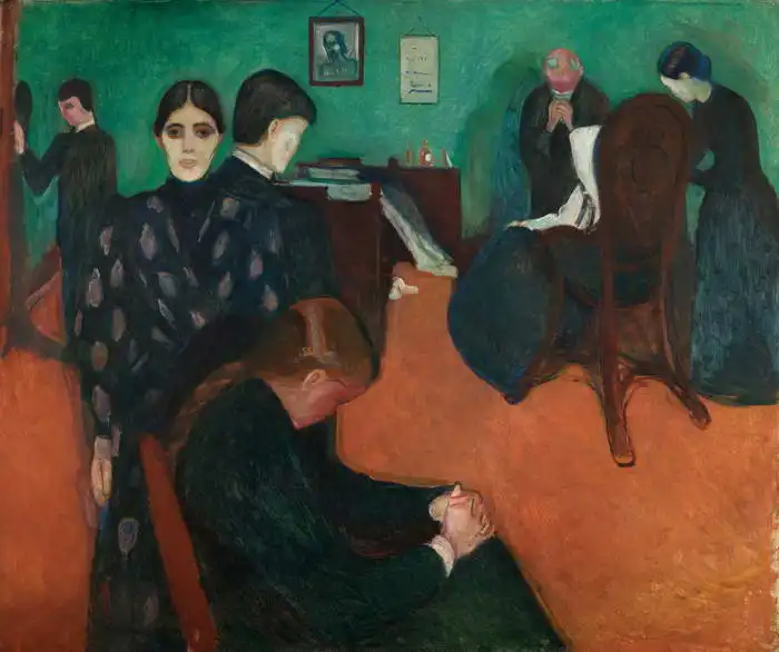 Munch, Edward: Smrt v pokoji