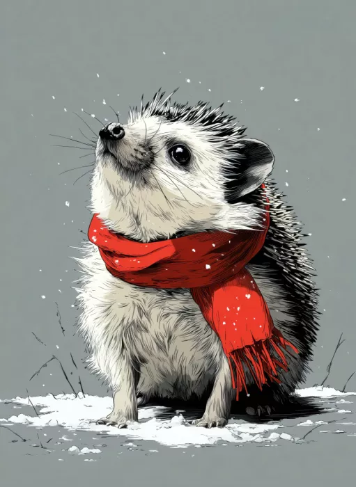 Jaszke, Justyna: Animale Invernale Riccio1