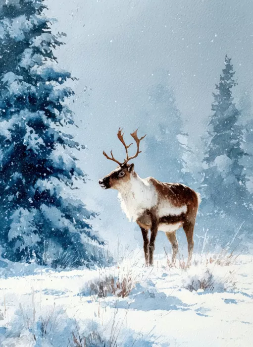 Jaszke, Justyna: Animale Invernale Renna 11