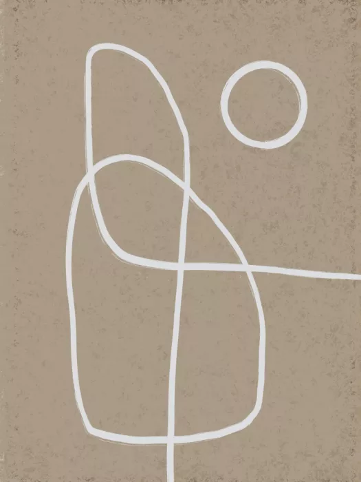 Dean, Little: Composition minimaliste ligne et cercle 03