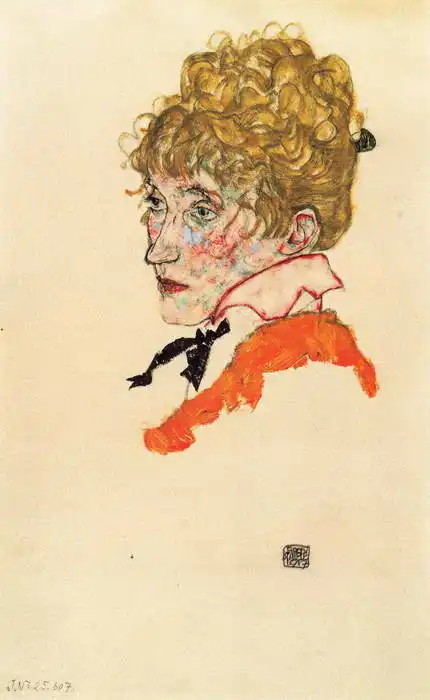 Schiele, Egon: Portrét Edith Schiele