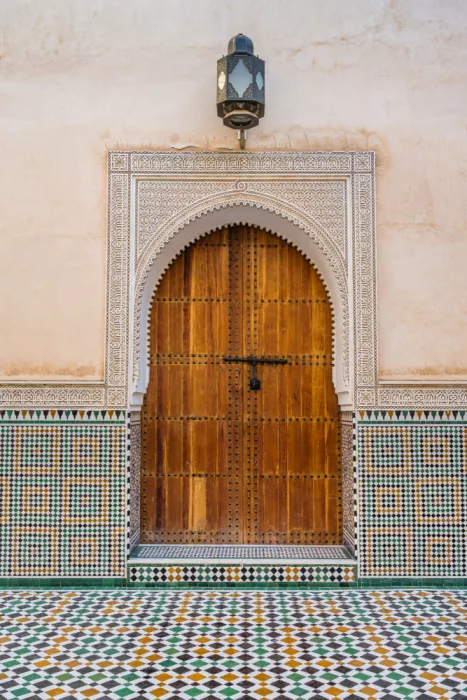 Photolovers: Porta in legno marrone in Marocco