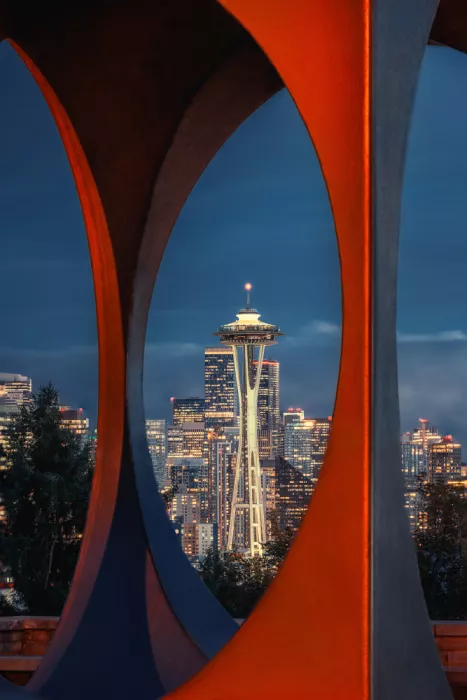 Xu, Mei: Space Needle nella cornice