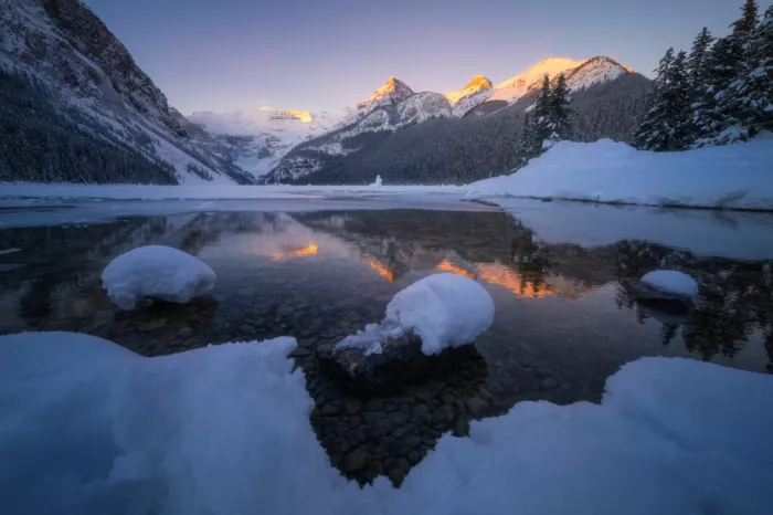 （李永男）, Li Yongnan: Goldener Gipfel des Lake Louise