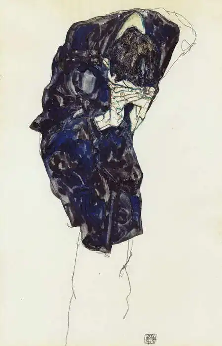 Schiele, Egon: Sklonění (Otto Benesch)