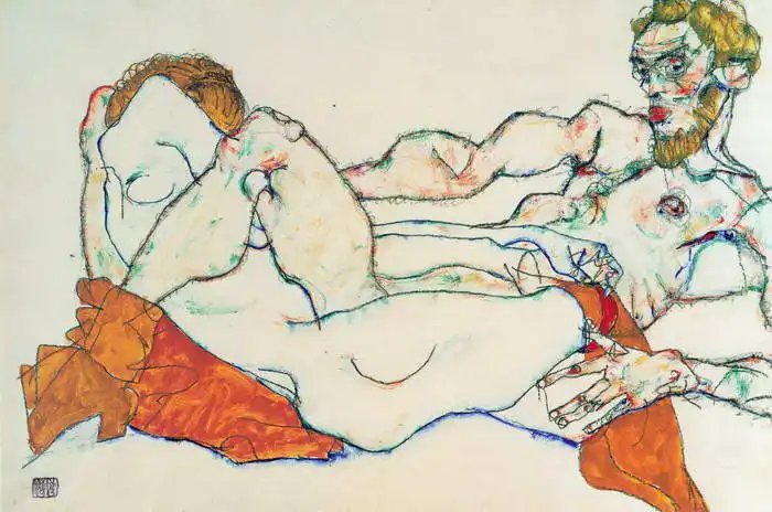 Schiele, Egon: Lovers