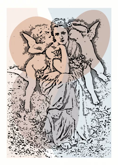 Project, Doa: Chansons De Printemps par William Adolphe Bouguereau (1889)