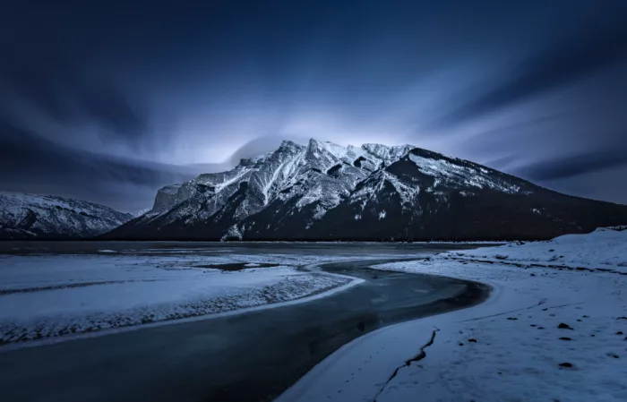 Li, Bing: Un paesaggio invernale nelle Rocky Mountains