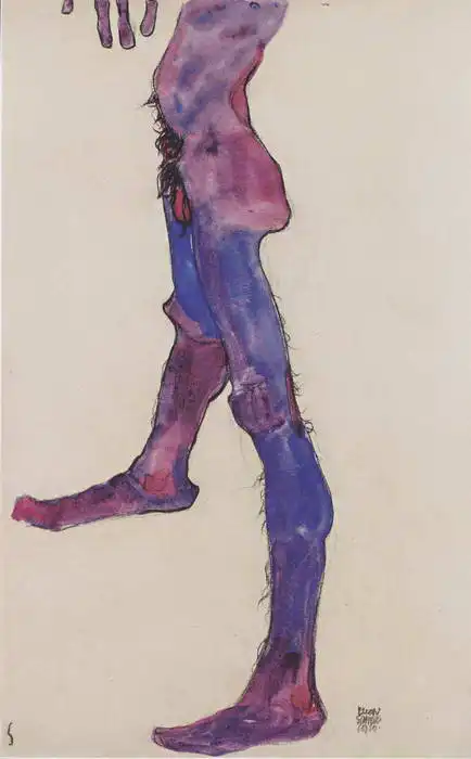 Schiele, Egon: Mužský akt