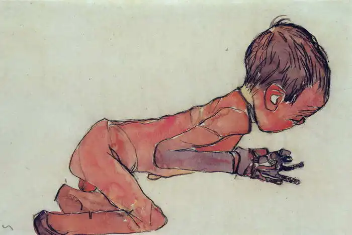 Schiele, Egon: Novorozenec