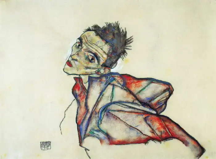 Schiele, Egon: Autoportrét