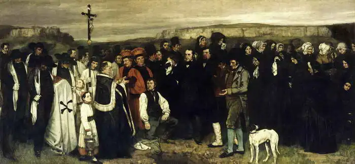 Courbet, Gustave: Pohřeb v Ornans