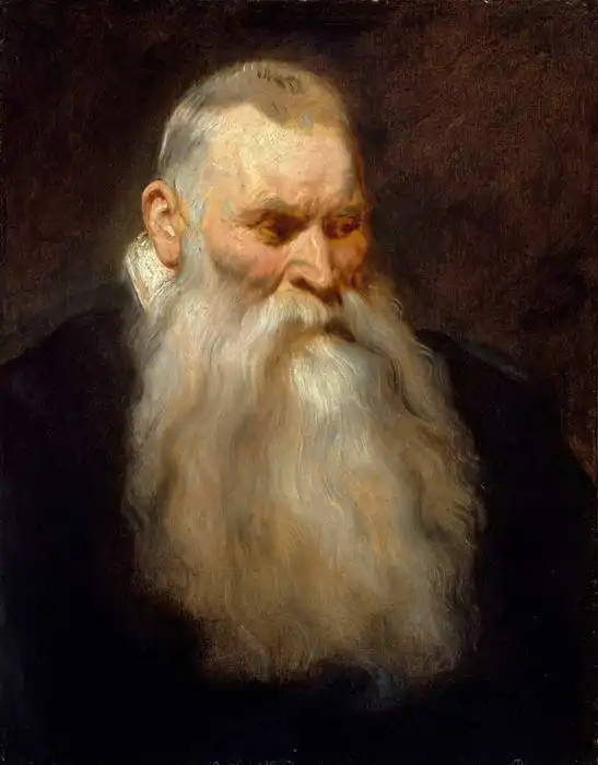 Dyck, van Anthony: Portrét starého muže s bílým plnovousem