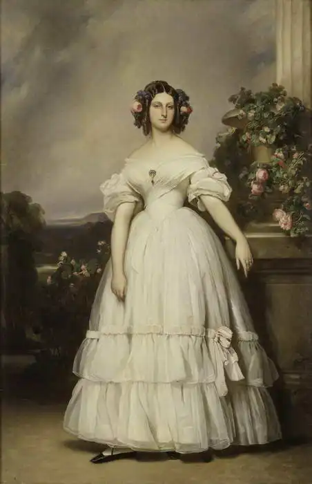 Winterhalter, X. Franz: Princezna Clementine Orleánská