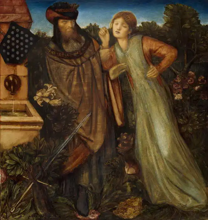 Burne-Jones, Edward: Král Marek a La Belle Iseult