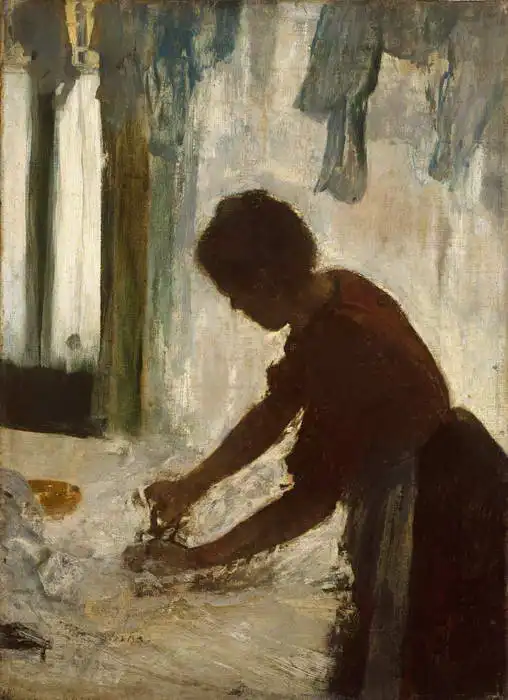 Degas, Edgar: Žehlící žena