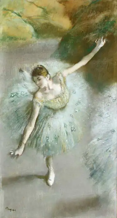 Degas, Edgar: Tanečnice v zeleném