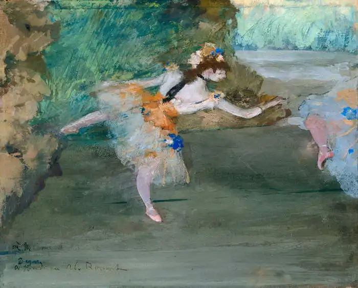 Degas, Edgar: Baletka na jevišti