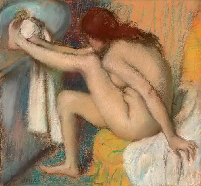 Degas, Edgar: Sušení nohou