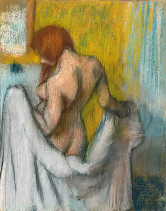 Degas, Edgar: Žena s ručníkem
