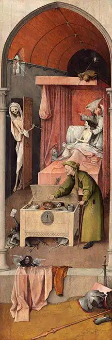 Bosch, Hieronymus: Smrt a lakomec