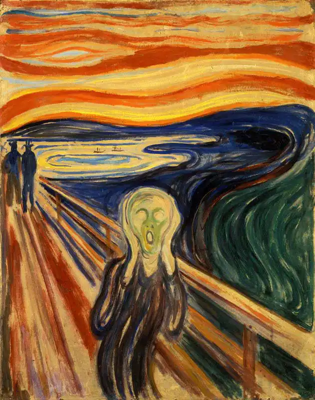 Munch, Edward: Výkřik (1910)