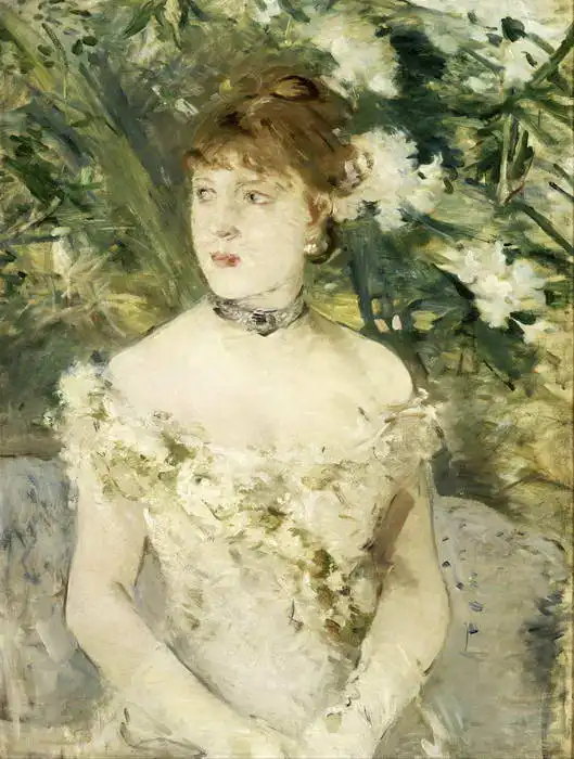Morisot, Berthe: Mladá dívka v plesových šatech