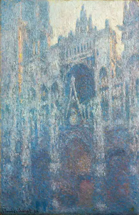 Monet, Claude: Portál katedrály v Rouenu v ranním světle