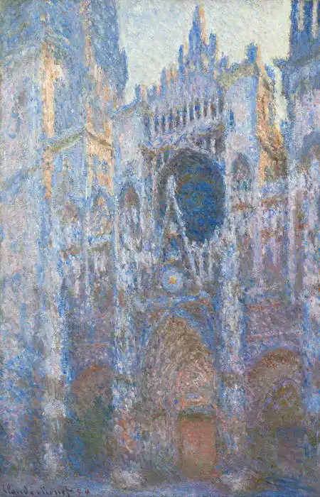 Monet, Claude: Katedrála v Rouenu, západní fasáda