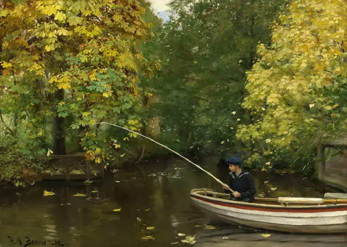 Brendekilde, Hans Andersen: Fishing boy