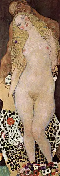 Klimt, Gustav: Adam a Eva