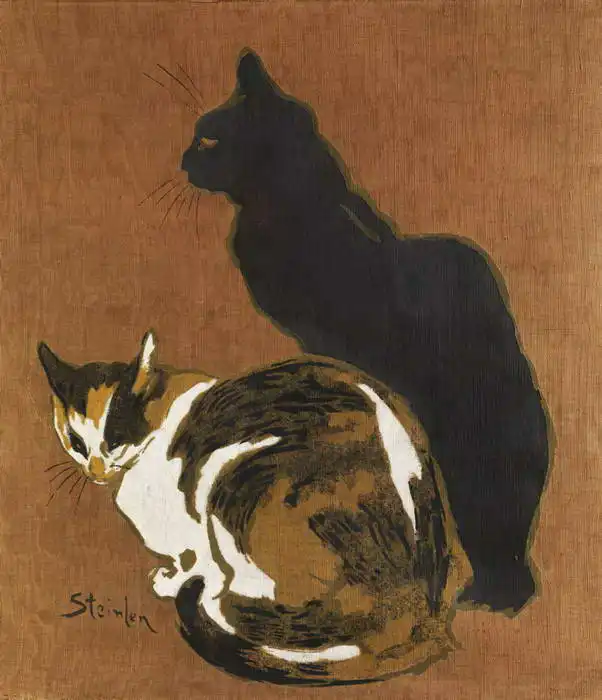 Steinlen, Théophile A.: Two cats