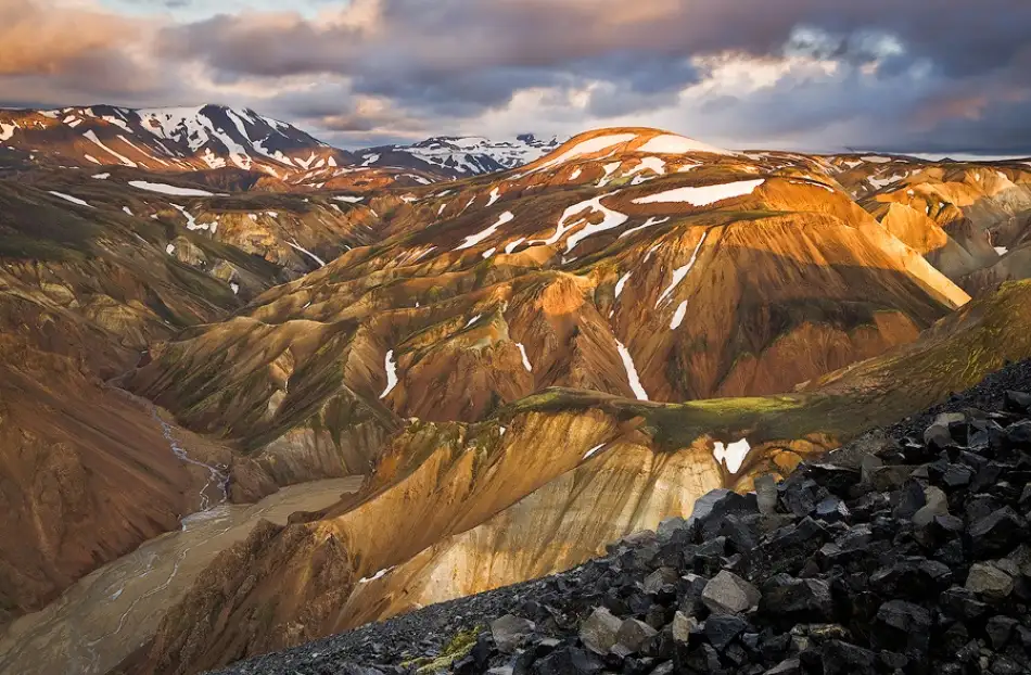 Wrobel, Karsten: Tramonto di Landmannalaugar